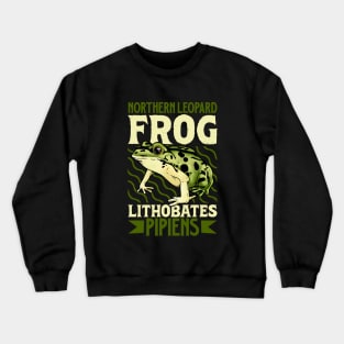 Northern Leopard Frog Crewneck Sweatshirt